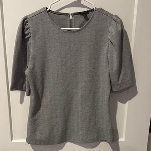 Ann Taylor Classic Gray Blouse